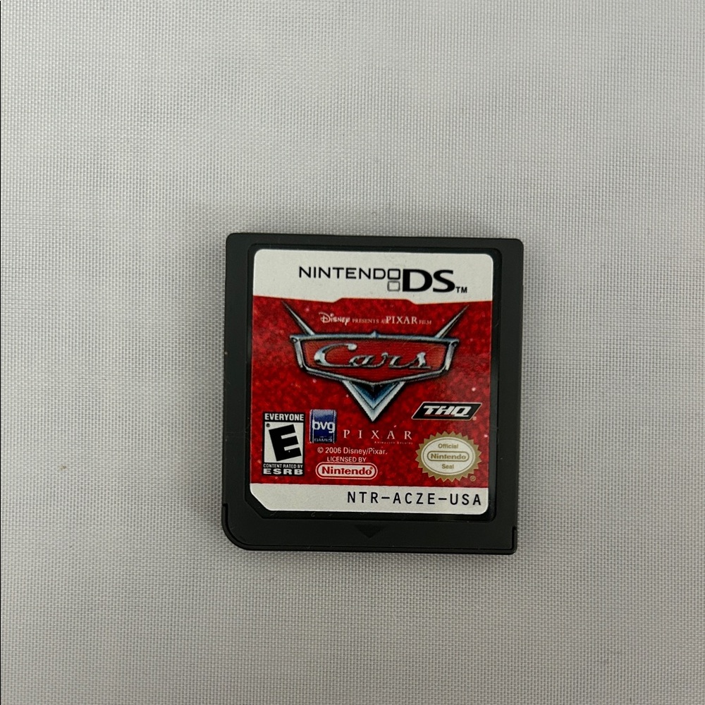 Nintendo DS Cars Game Cartridge - Red and Black